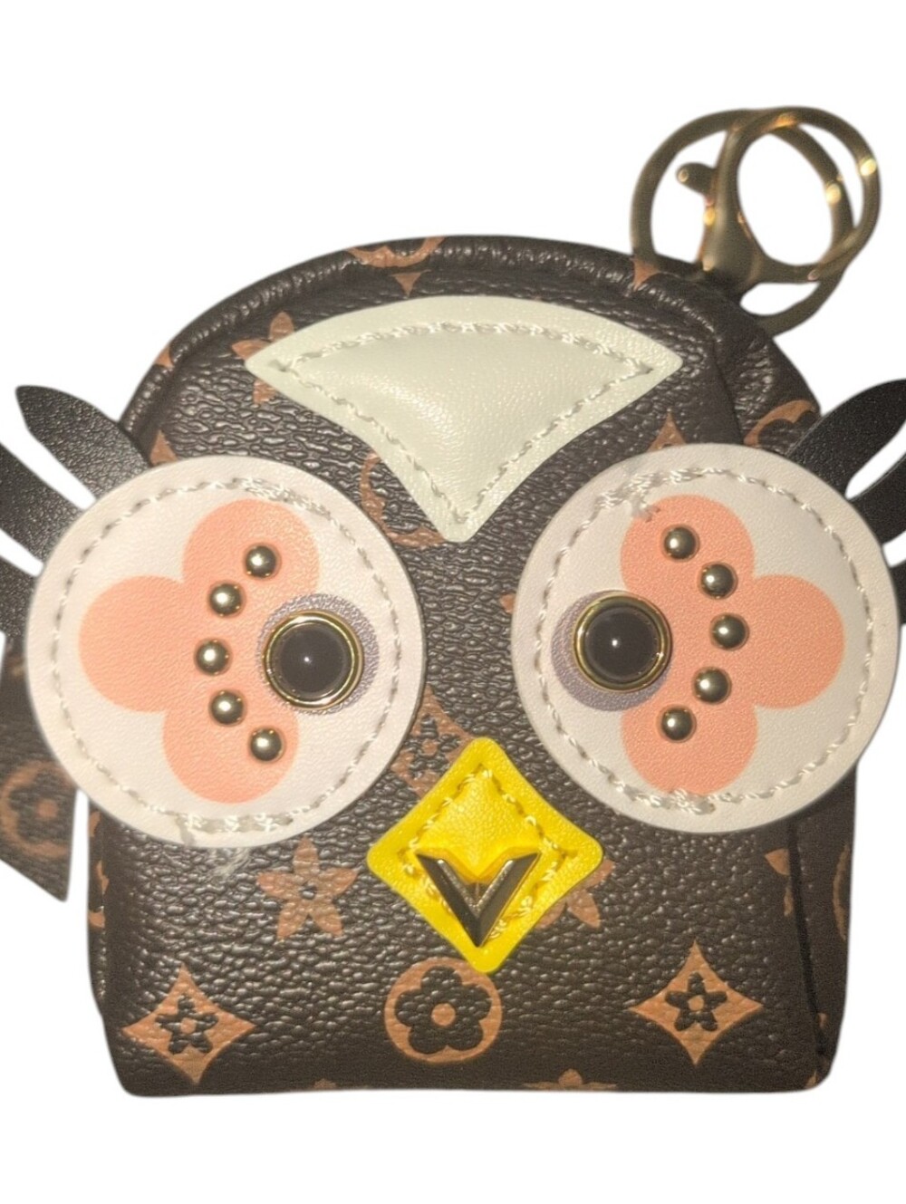Brown Owl Coin Purse Keychain Bag Charn-